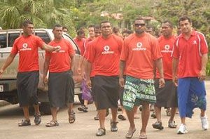 Fiji Bati team who are gearing up for the World Cup