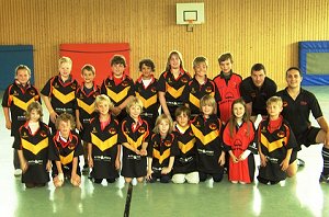 German kids are learning to play Rugby League 