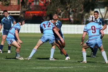 MATRAVILLE SHS v St. GREG'S COLLEGE - ARL SCHOOLBOYS CUP action (Photo : OurFootyMedia) 