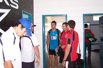 sharks shed after the game (Picture : ourfootyteam media)