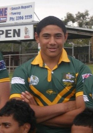 Jason Taumalolo in his Australian gear