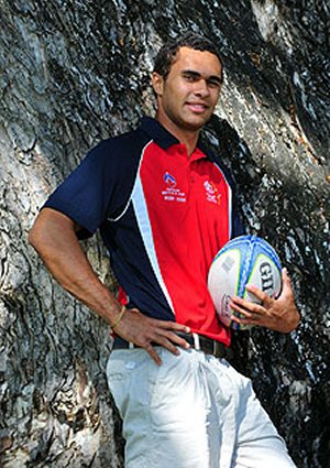 Justin O'Neill, 17, who has been selected in the AIS rugby league team to tour France and England