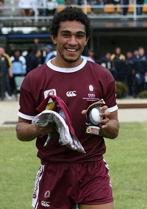 Maipele Morseu Queenslands MotM QSSRL v NSWCCC (Photo : ourfooty media)