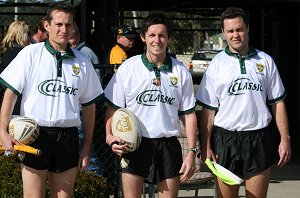 Ref's from all over Australia hace controlled the games at this years ASSRL Champ's (PHoto : ourfooty media) 