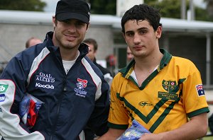 Robbie Kurth CAS Man of the Match v NSWCIS Day 5 (Photo : ourfooty media)