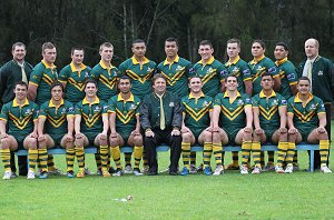 The 2012 Australian Schoolboys rugby league team (Photo : steve monty / OurFootyMedia) 