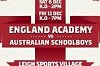 England Academy v Australian Schoolboys