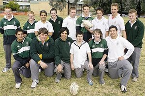 CANOBOLAS High School University Shield team