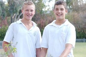 Canobolas Rural Technology High School students Jack Wighton (left) and Damian Doolan have earned spots in the Western under 15 boys league side after impressing selectors.