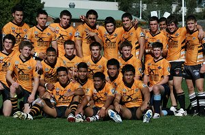 Wests Tigers Under 18's Rugby League Team after the trial v NSW CCC (Photo : ourfooty media)