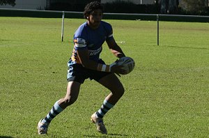 Albert Kelly in action for NSW CCC vs his SG Ball team mates Parramatta Eels (Photo : ourfooty media ) 