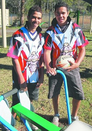 Peter Griffen (left) and Scott Ritchie will represent NSW Independent Schools in rugby league later this year.