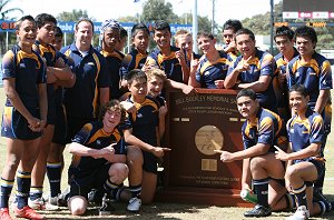 Westfields SHS win the 2009 Buckley Shield for SHS at Shark Park (Photo : ourfootymedia)