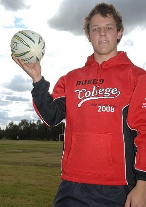 Max Ray's physical presence in the forwards was a highlight for Dubbo College Senior Campus.