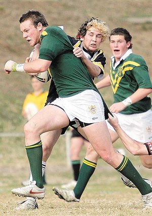 Jarred Barrett in action for Farrer MAHS earlier this year 