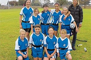 Junee North Public School girls Mortimer Shield League TAG team