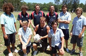 Nambucca Heads High School rugby league players are urging primary and high school sportsmen to sign up to play for the Nambucca Heads Junior Rugby League Club in 2009.