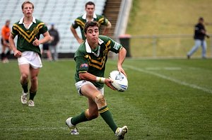 Marcus Bower during the University Shield final against Sarah Redfern High School.