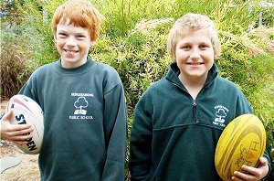 Mathew Toole and Matthew Faulkner were recently selected in the Western Region PSSA?Rugby League side. bbong.footy