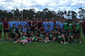 St Gregory's College visit Raiders HQ