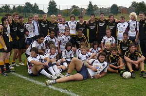 Castleford & Mackay High School's after the game