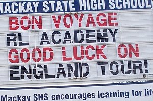 Mackay shs rla farewell sign