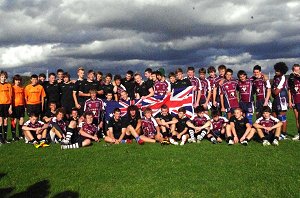 After the game with both teams at Outwood Grange Academy 'Wakefield'